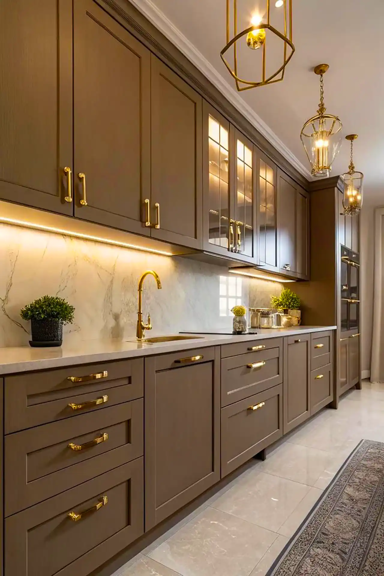 کابینت آشپزخانه شیک و لوکس