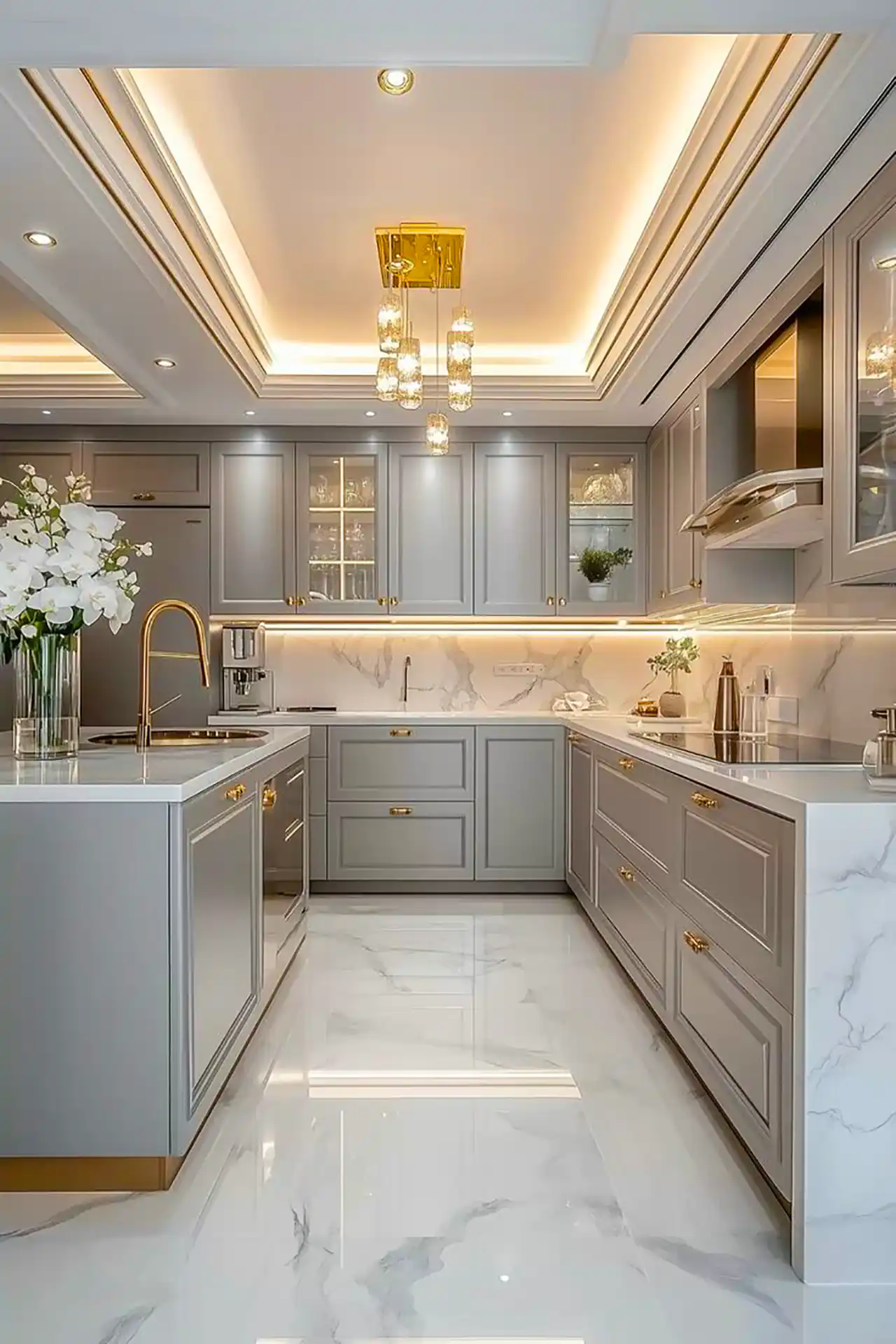 کابینت آشپزخانه شیک و لوکس