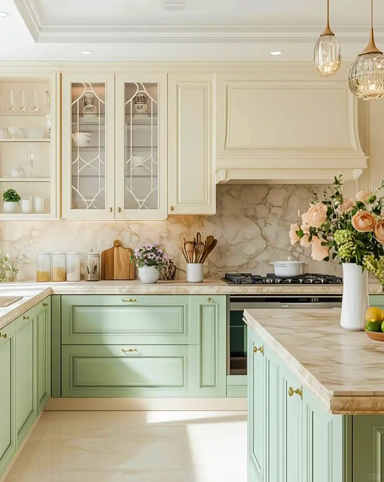کابینت آشپزخانه شیک و لوکس