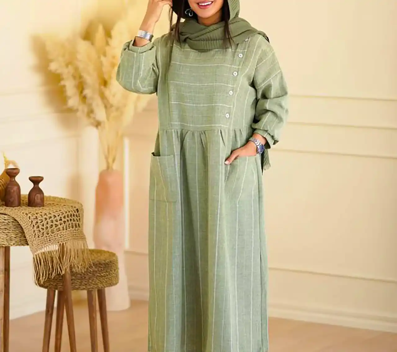 کفتان لینن شیک زنانه