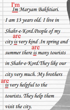 جواب صفحه 13 درس 1 کتاب کار زبان نهم 