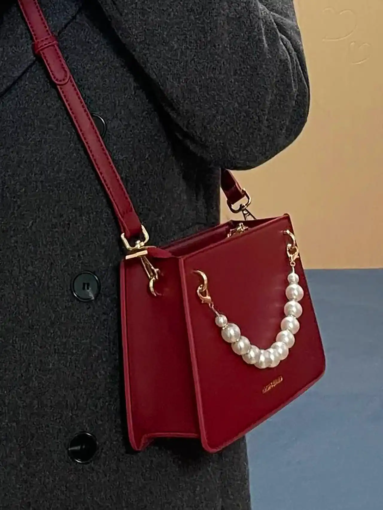 کیف دستی زرشکی ترند