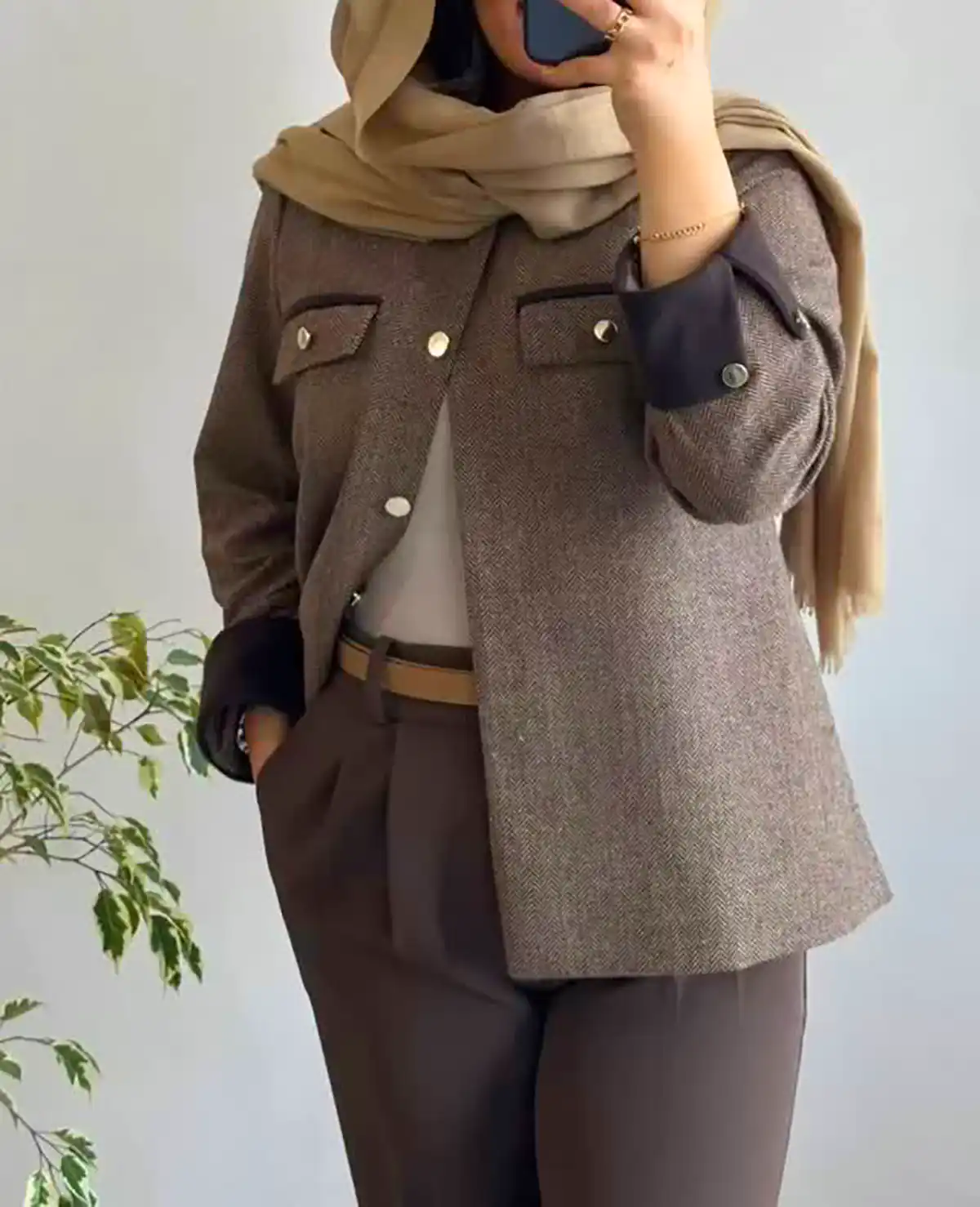 کت پاییزی خوش دوخت