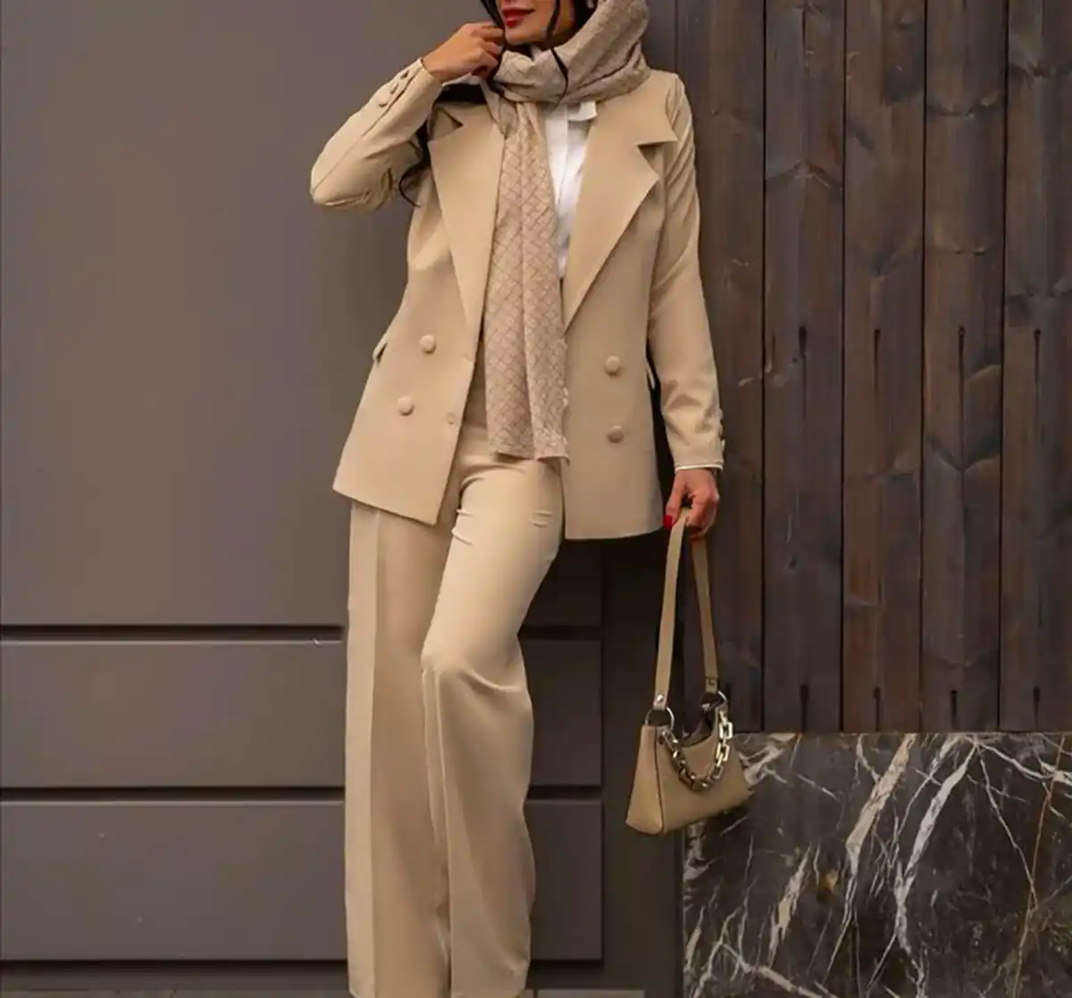 کت شلوار ساده و ترند زنانه