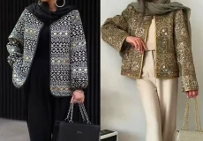 کت سوزن دوزی شده ترند