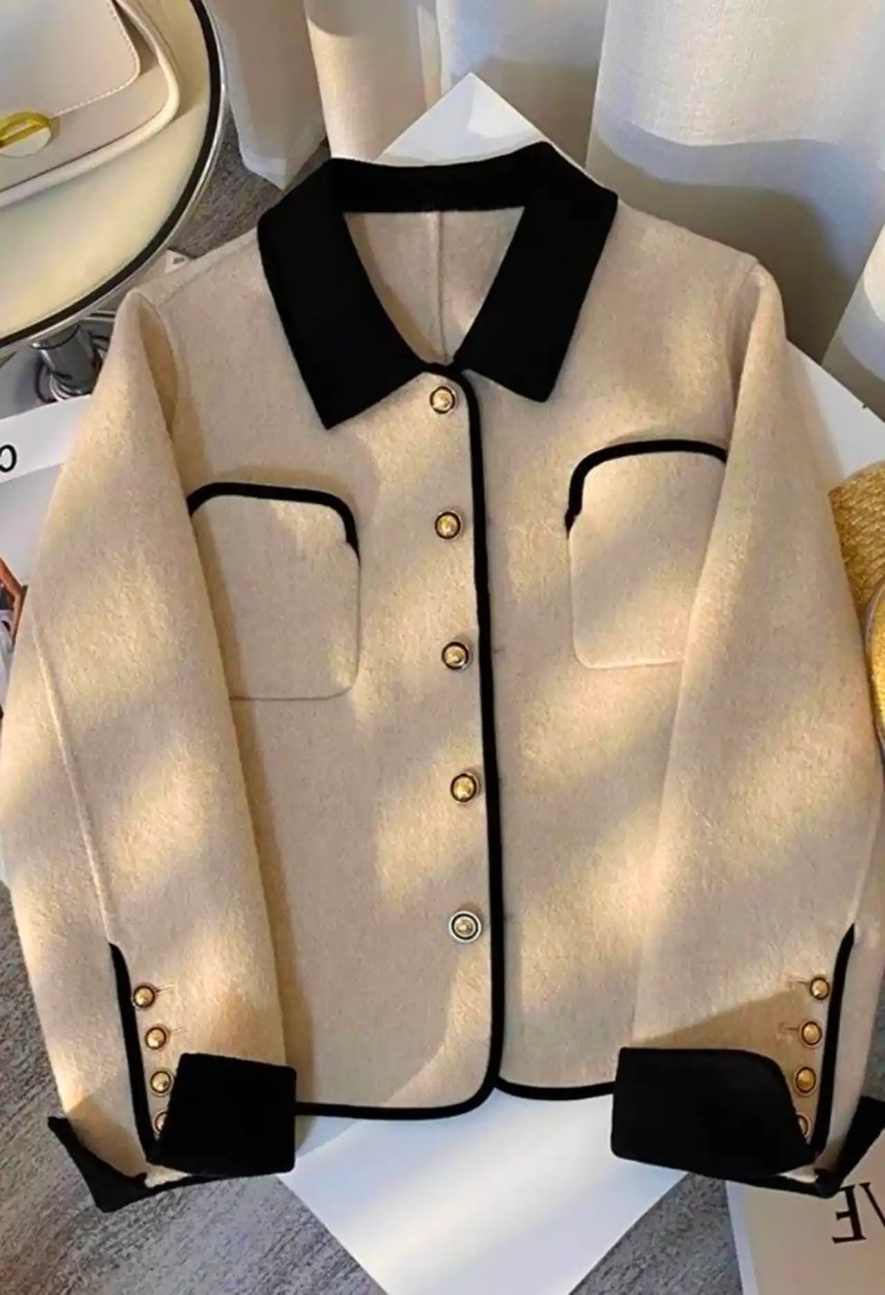 کت ضخیم شیک دخترانه