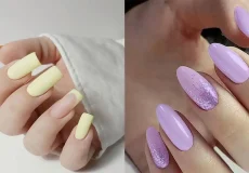 لاک ژل ساده و زیبا + متفاوت ترین و خاص ترین ایده ها برای طراحی لاک ژل مناسب فصل پاییز و زمستان