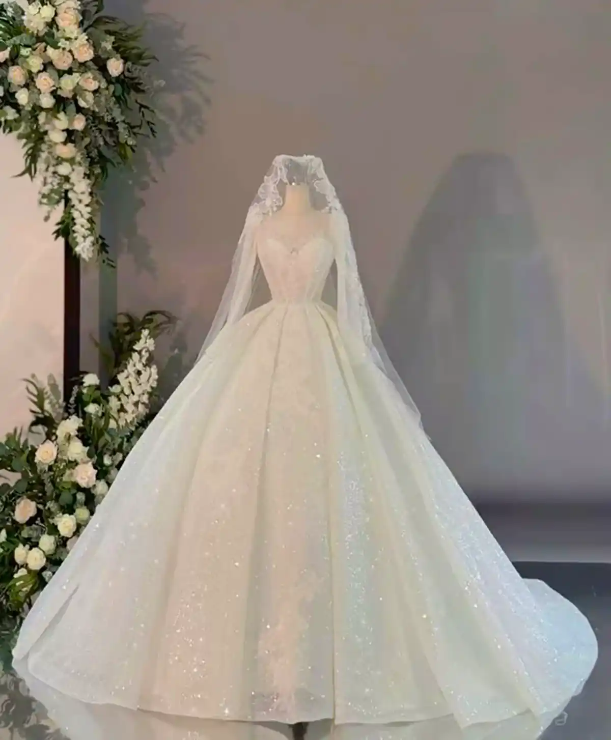 لباس عروس پرنسسی شیک