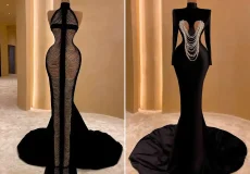 لباس ماکسی مشکی ترند