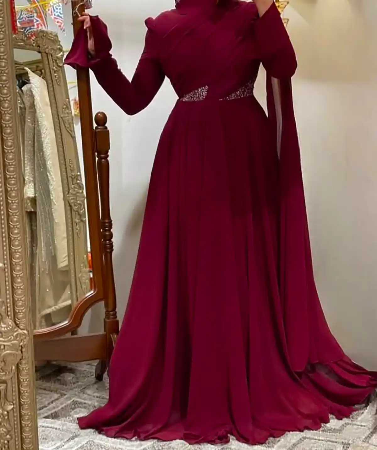 لباس ساده مجلسی پوشیده