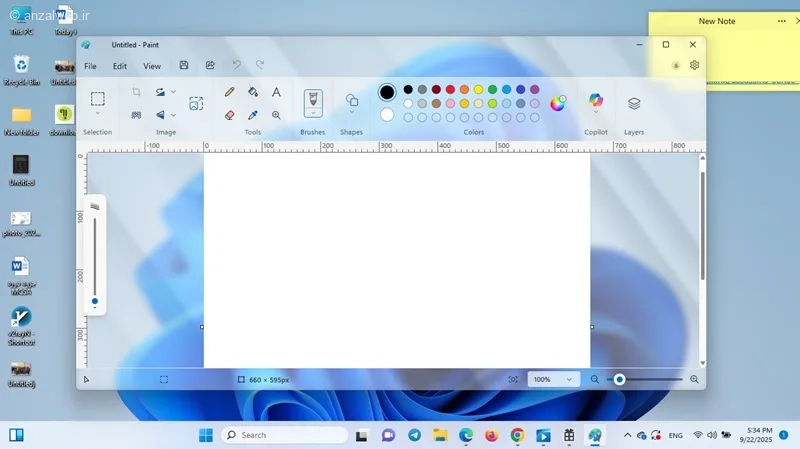 تغییر تم لپ تاپ ویندوز11