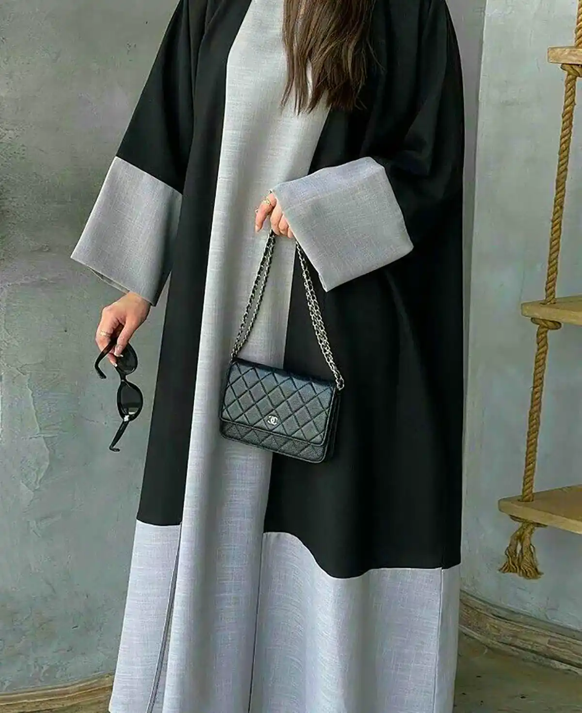 مانتوعبایی خوش دوخت ساده