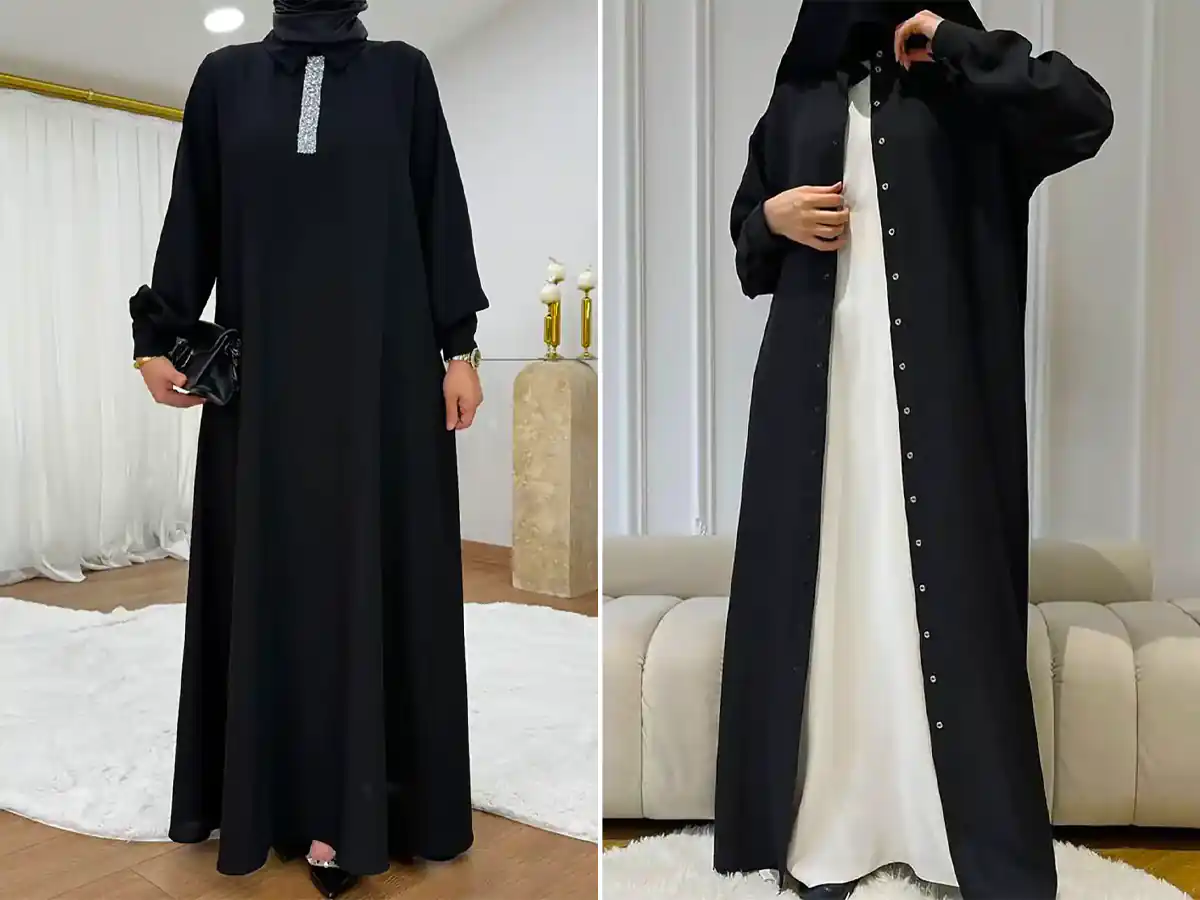 مانتو عبایی خوش دوخت زیبا
