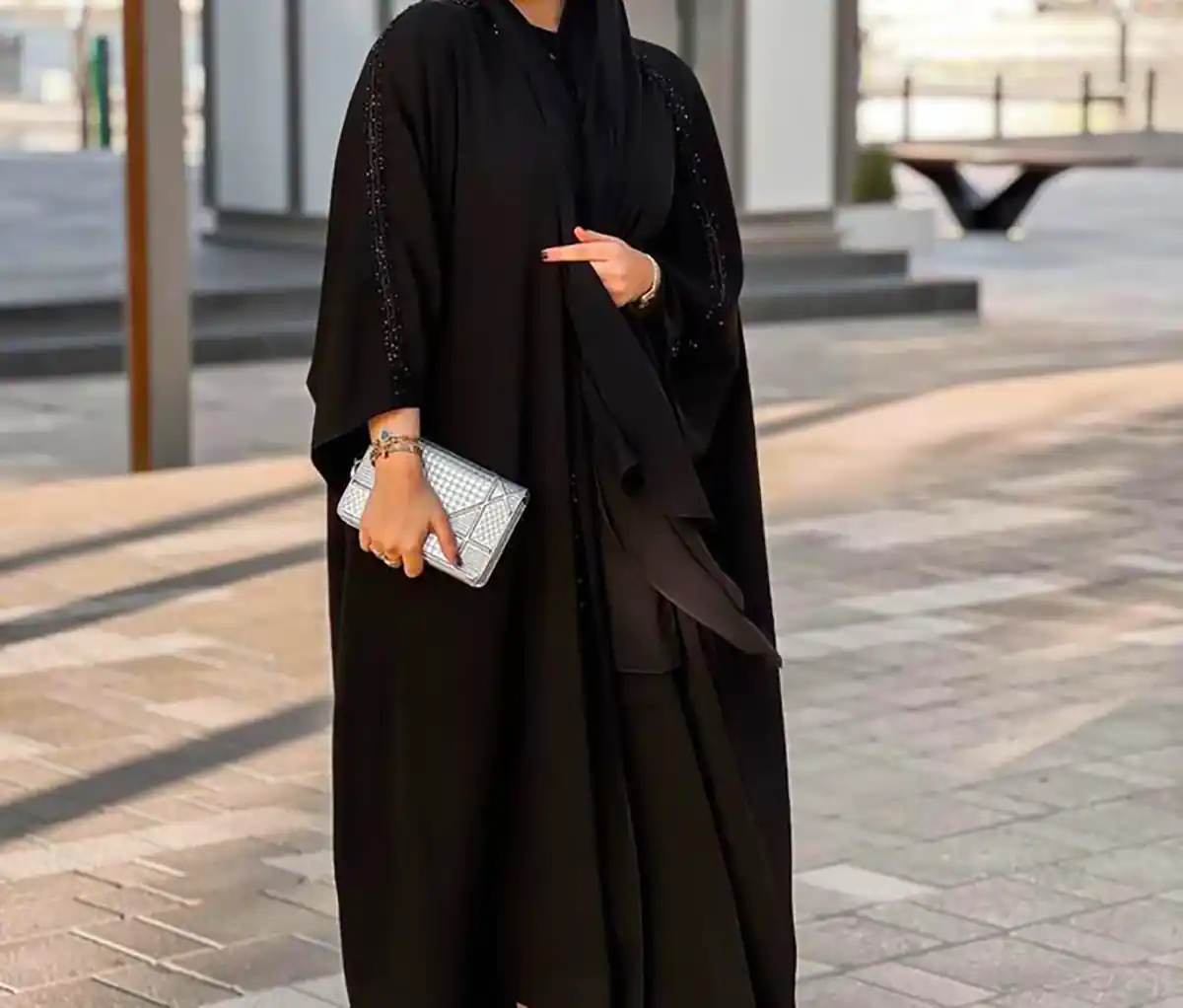 مانتو عبایی خوش دوخت زیبا