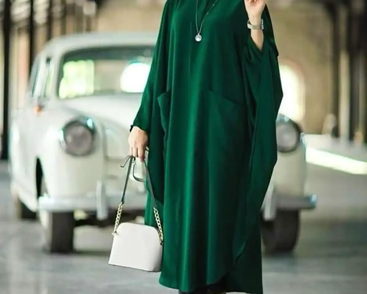 مانتو عبایی خوش دوخت زیبا