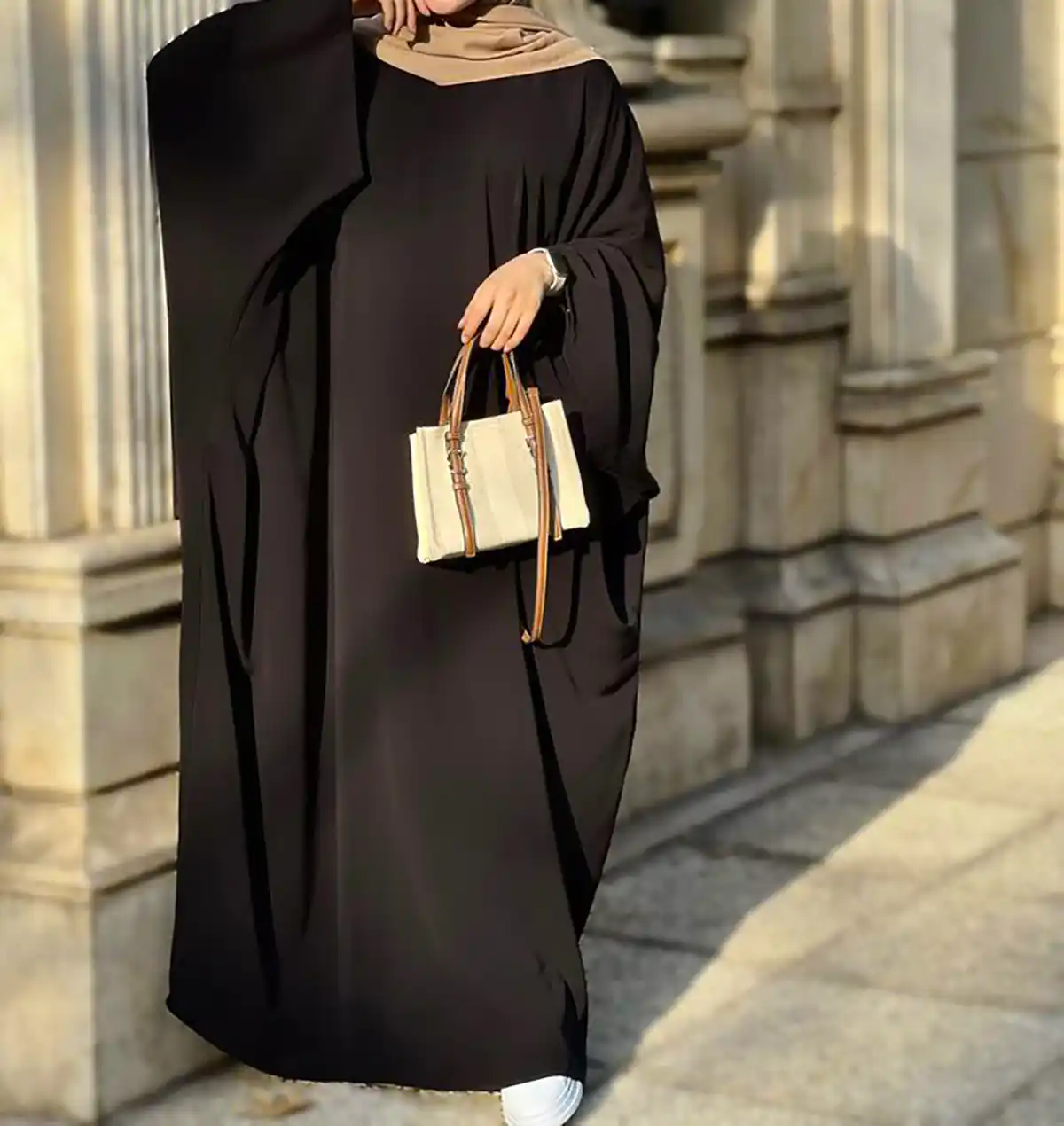 مانتو عبایی خوش دوخت زیبا