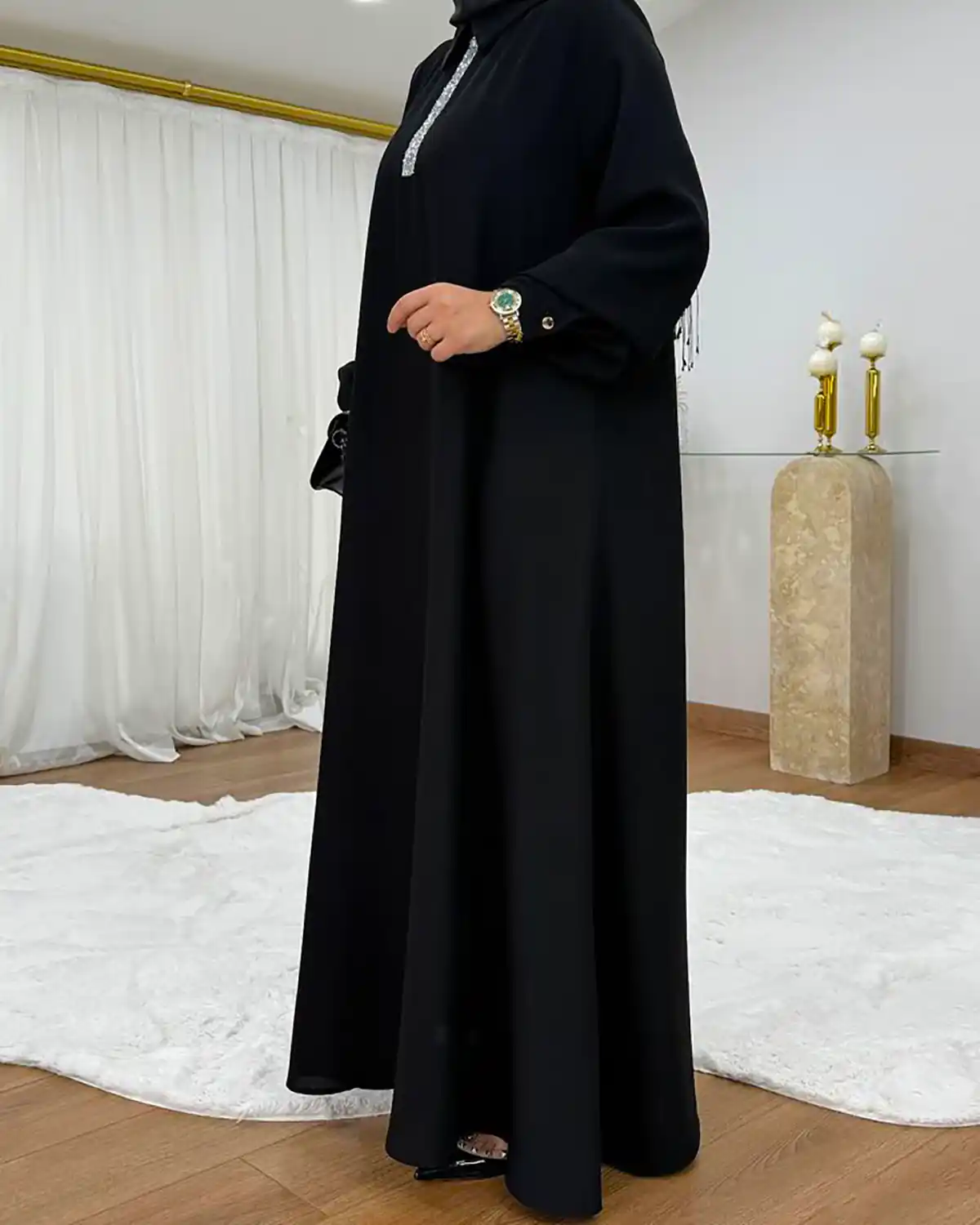 مانتو عبایی خوش دوخت زیبا
