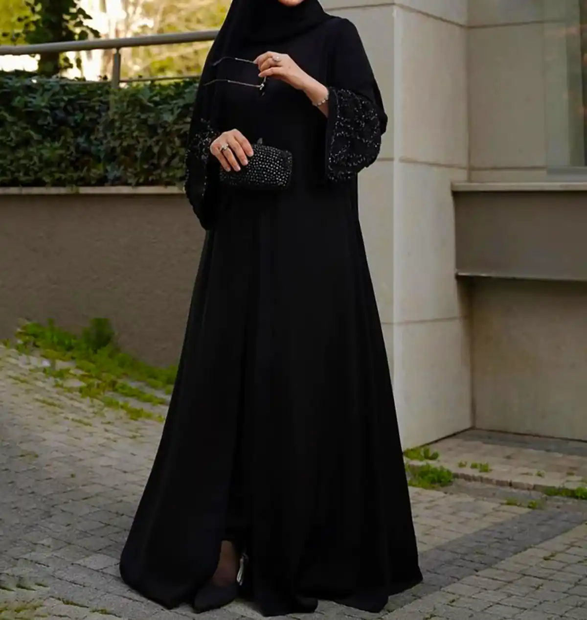 مانتو عبایی خوش دوخت زیبا