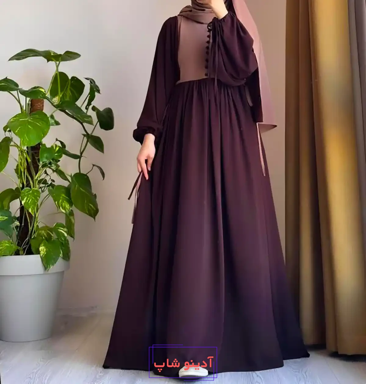 مانتو بلند عبایی زیبا