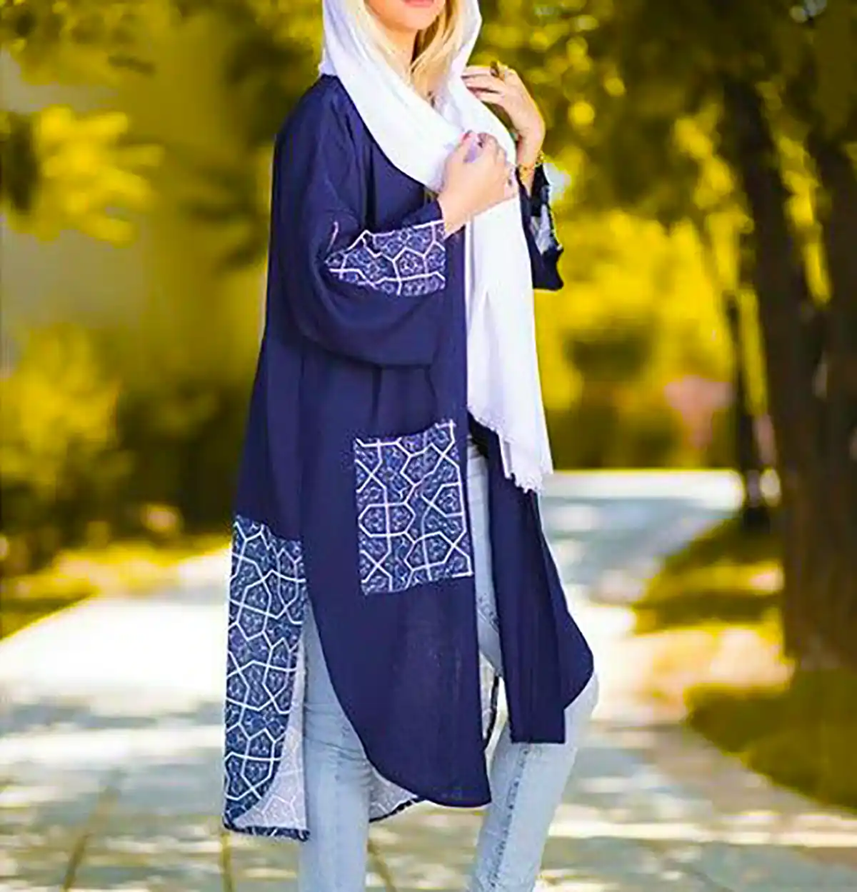 مانتو بلند مزونی ترند