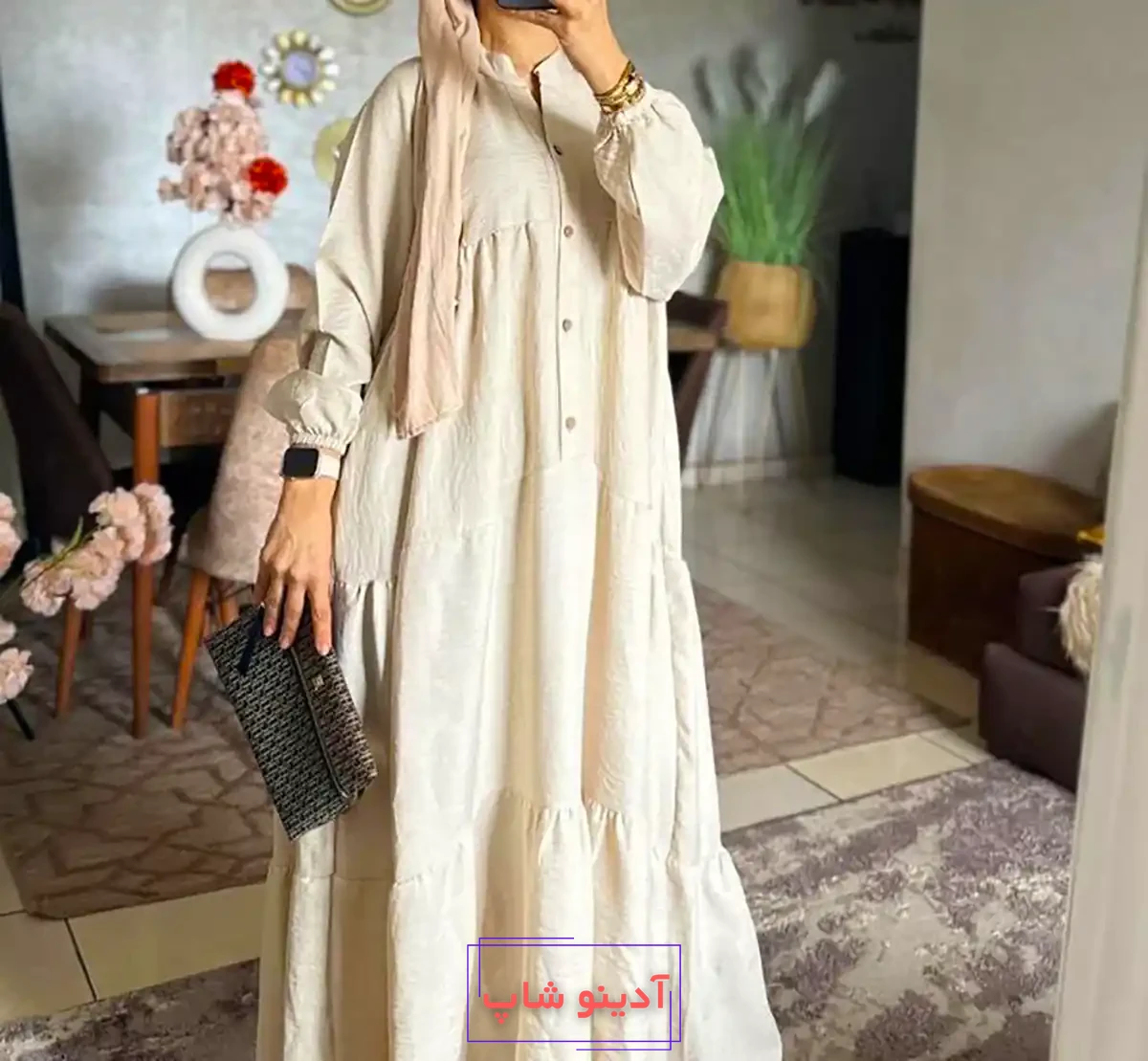 مانتو بلند زیبا لاکچری