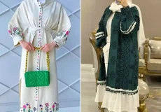مانتو بلند زیبا و ساده؛ ۱۵ عکس جذاب برای انتخاب راحت و شیک