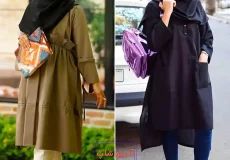 مانتو دانشجویی زیبا و ساده