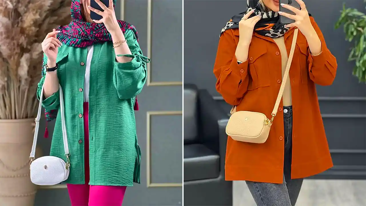 مانتو فصلی شیک زنانه