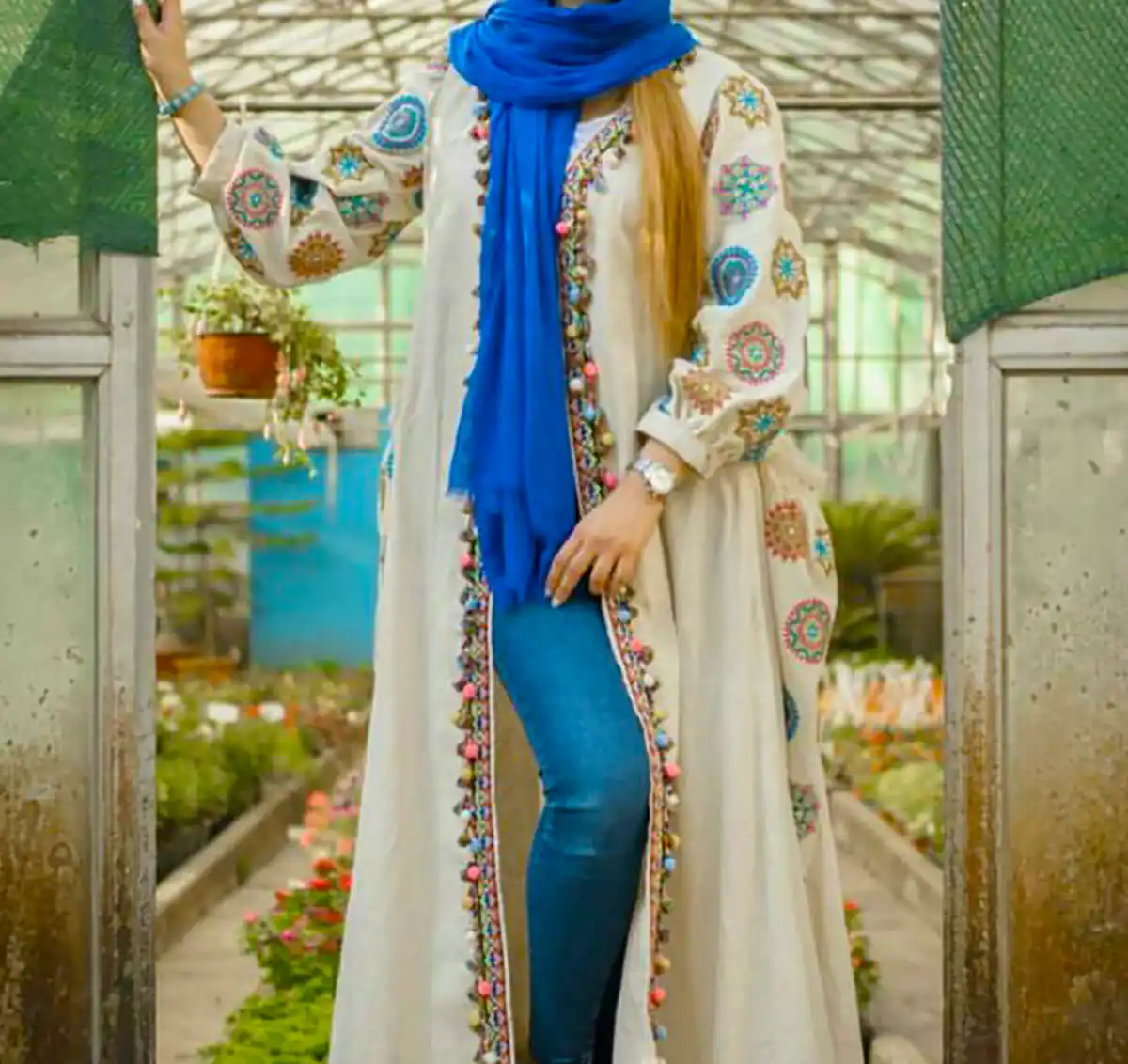 مانتو فری سایز زنانه جذاب