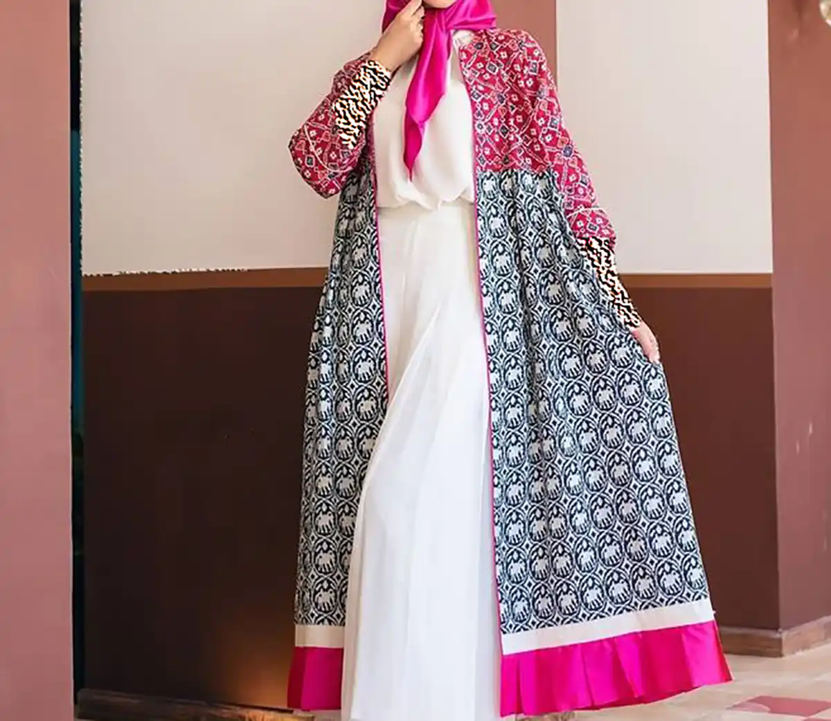 مانتو فری سایز زنانه جذاب