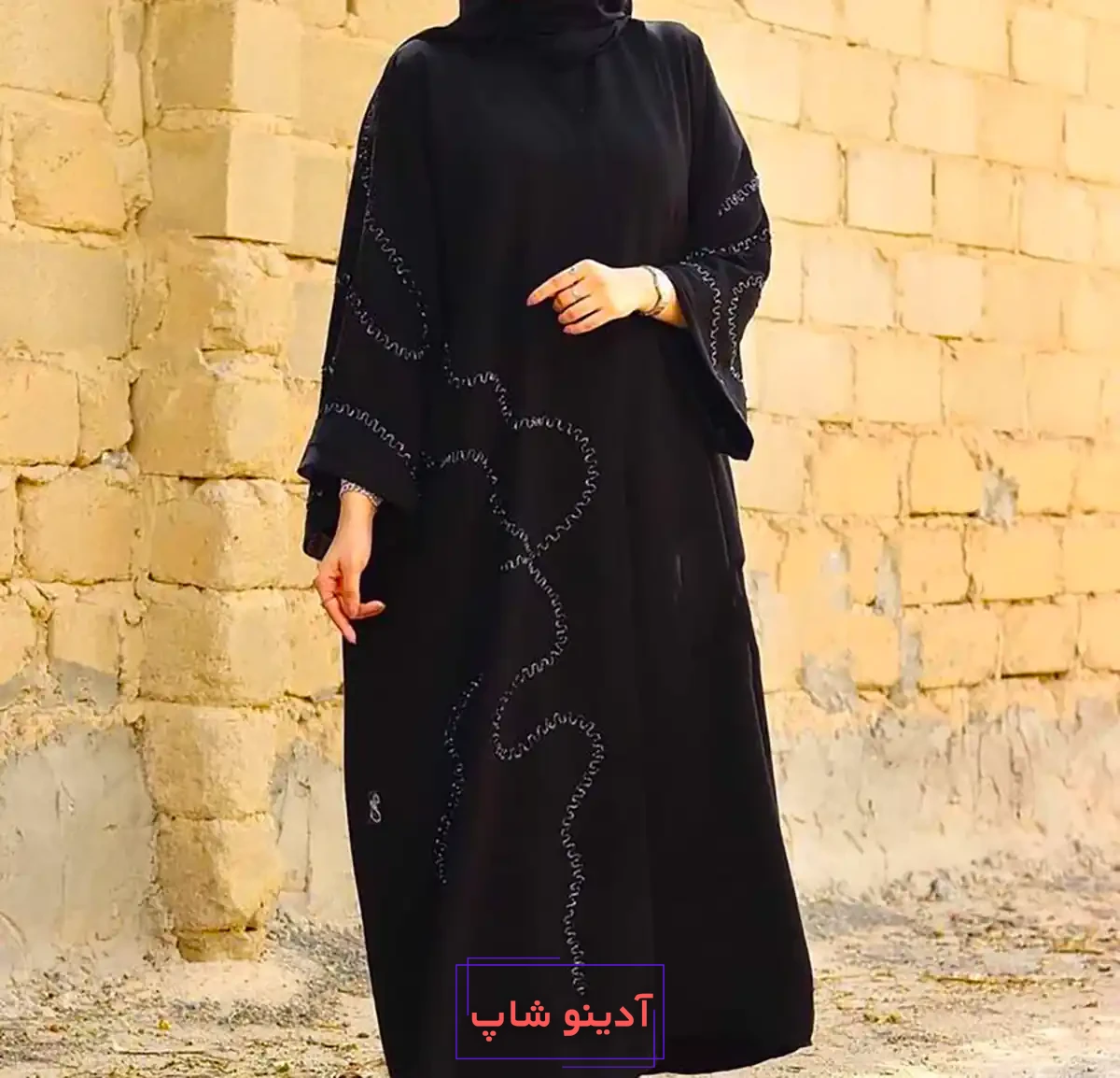 مانتو مشکی مجلسی ترند