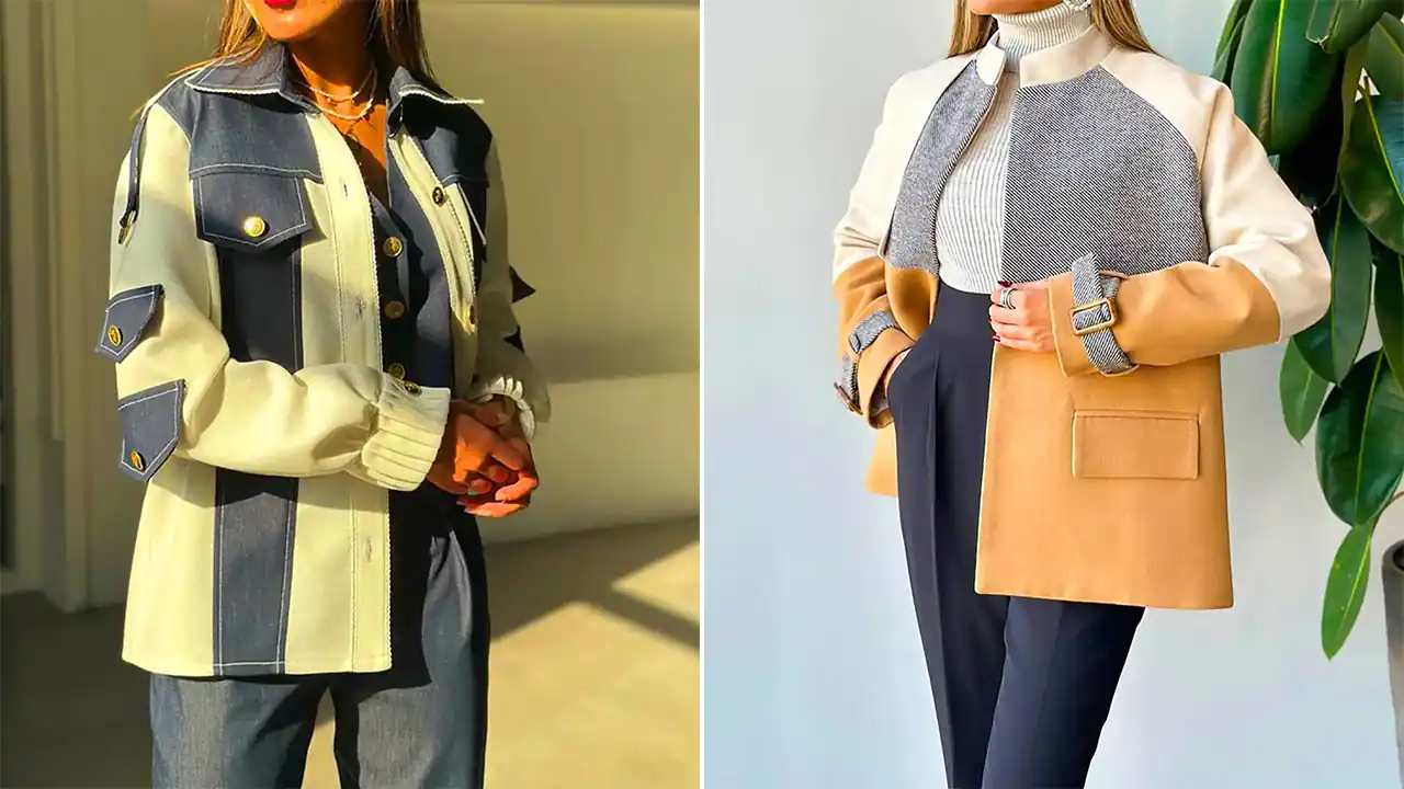مانتو پاییزی لاکچری زنانه