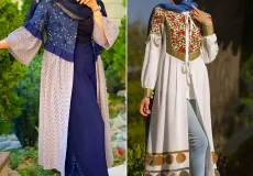 مانتو طرحدار جدید و زیبا