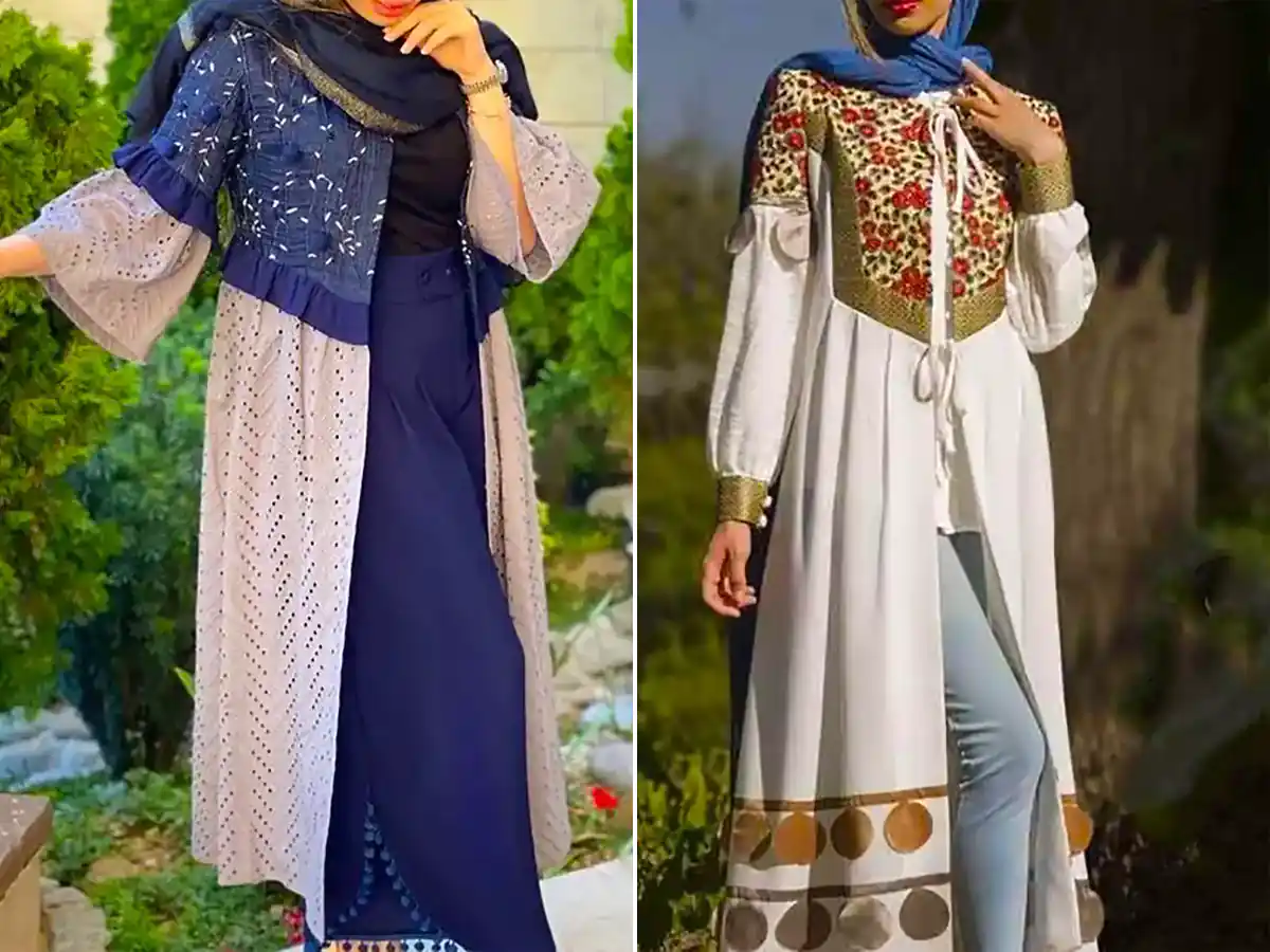مانتو طرحدار جدید و زیبا