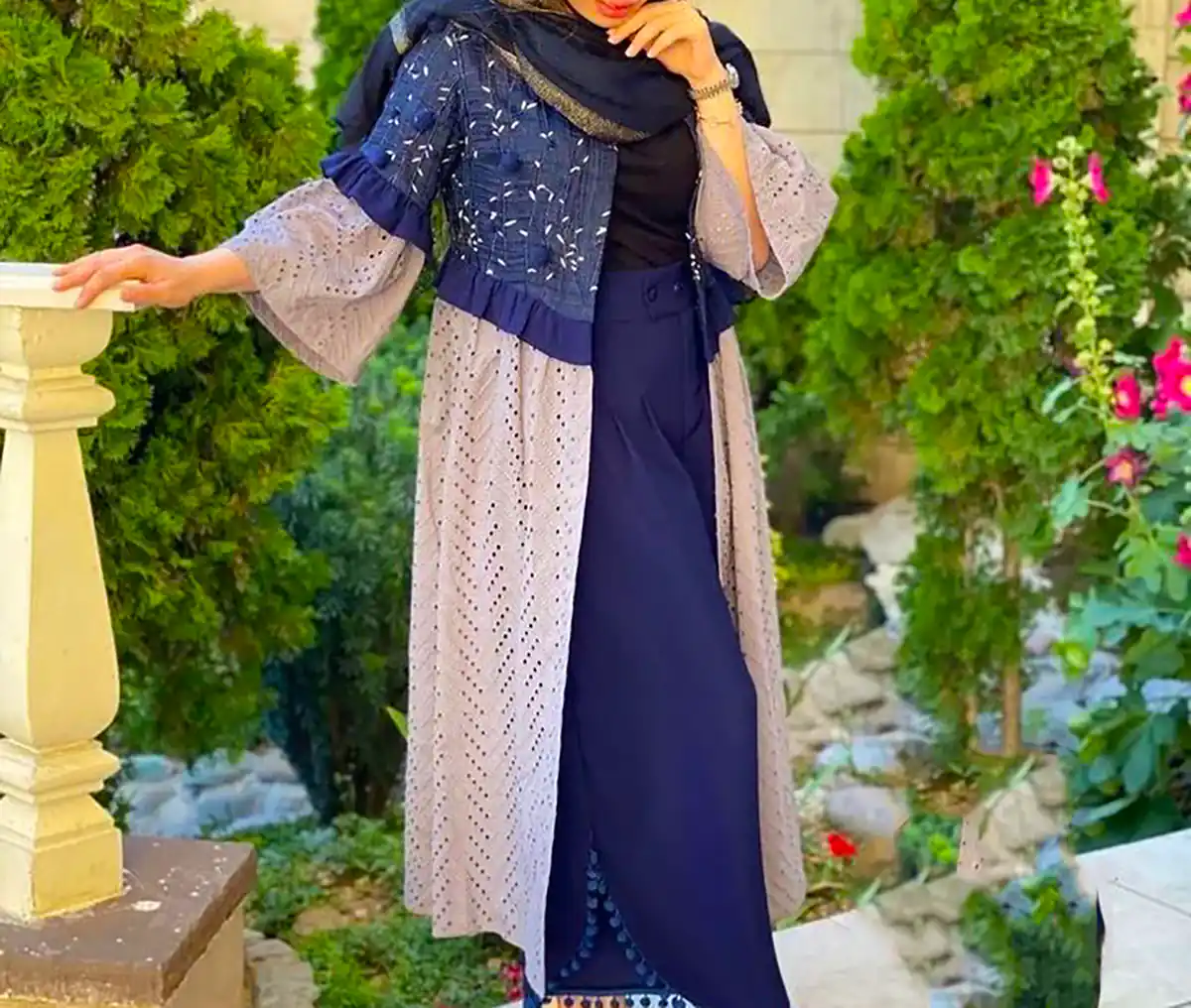 مانتو طرحدار جدید و زیبا