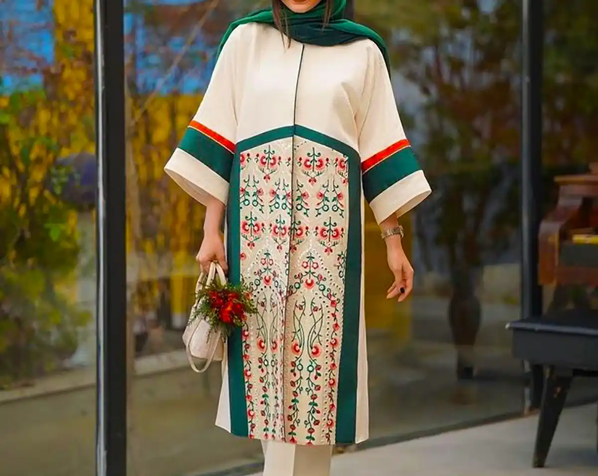 مانتو طرحدار جدید و زیبا