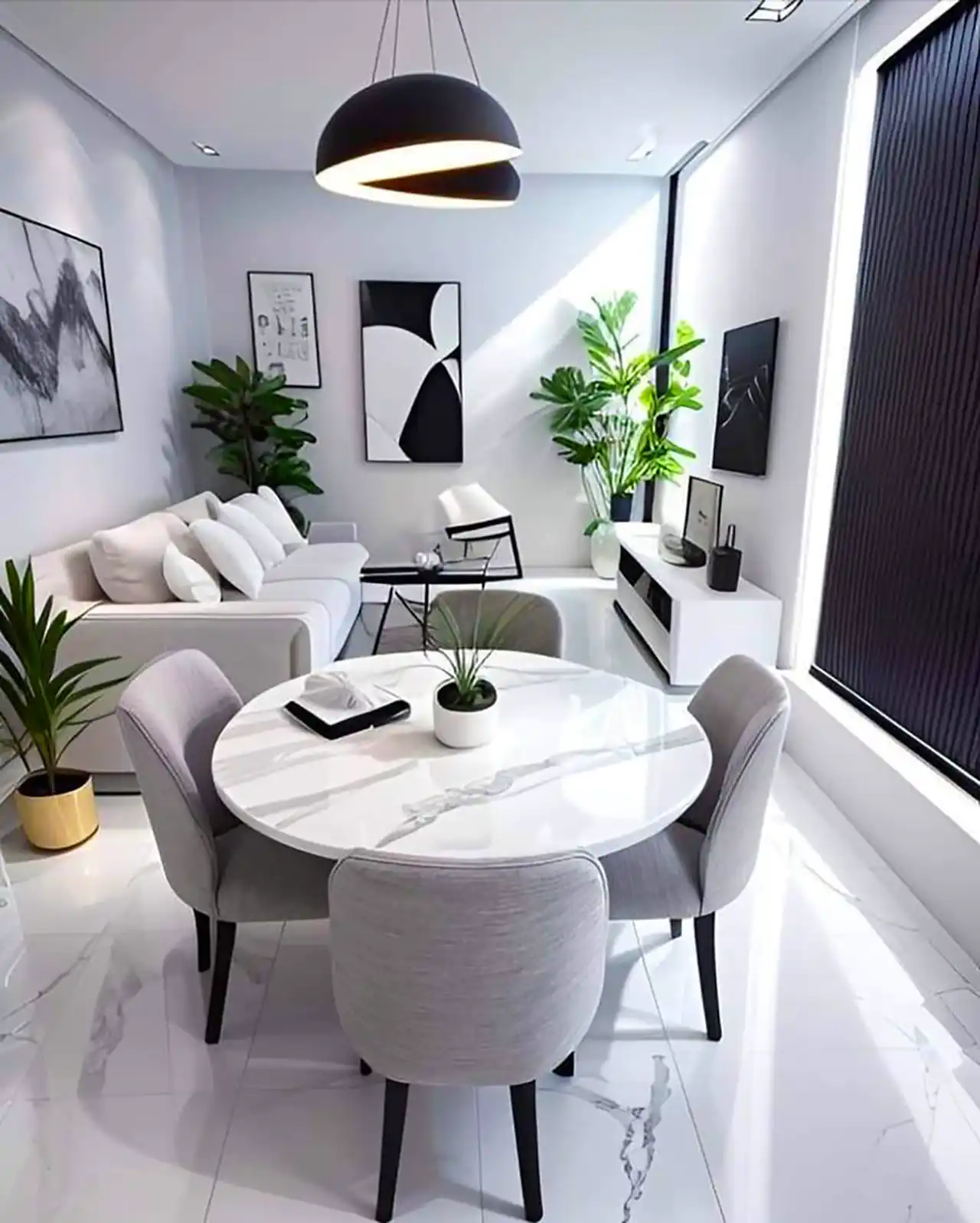 میز چهار نفره لوکس و شیک