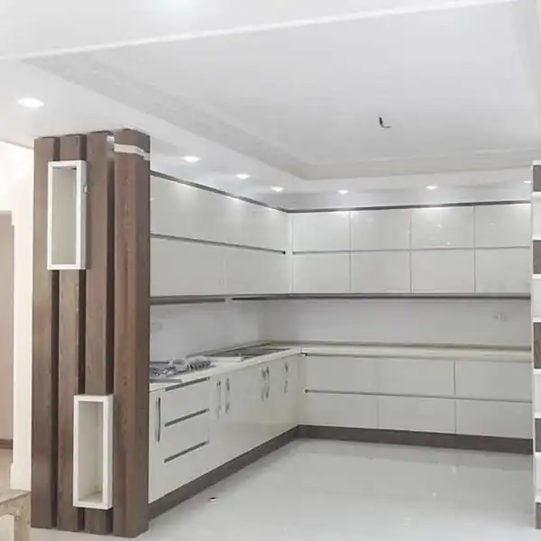 مدل آشپزخانه ترکیبی از طراحی مدرن، کاربردی و زیبایی که ترند شدن