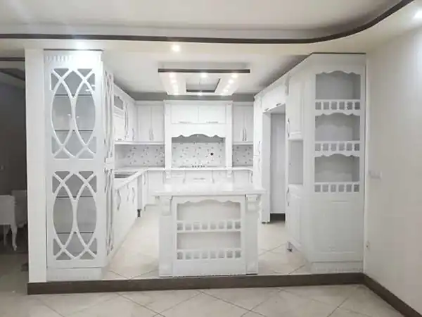 مدل آشپزخانه ترکیبی از طراحی مدرن، کاربردی و زیبایی که ترند شدن