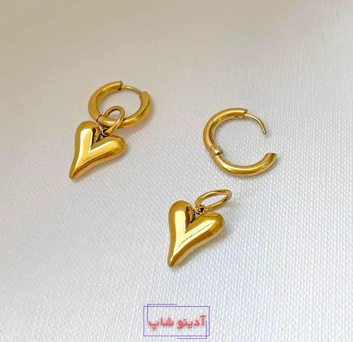 مدل گوشواره قلبی شیک