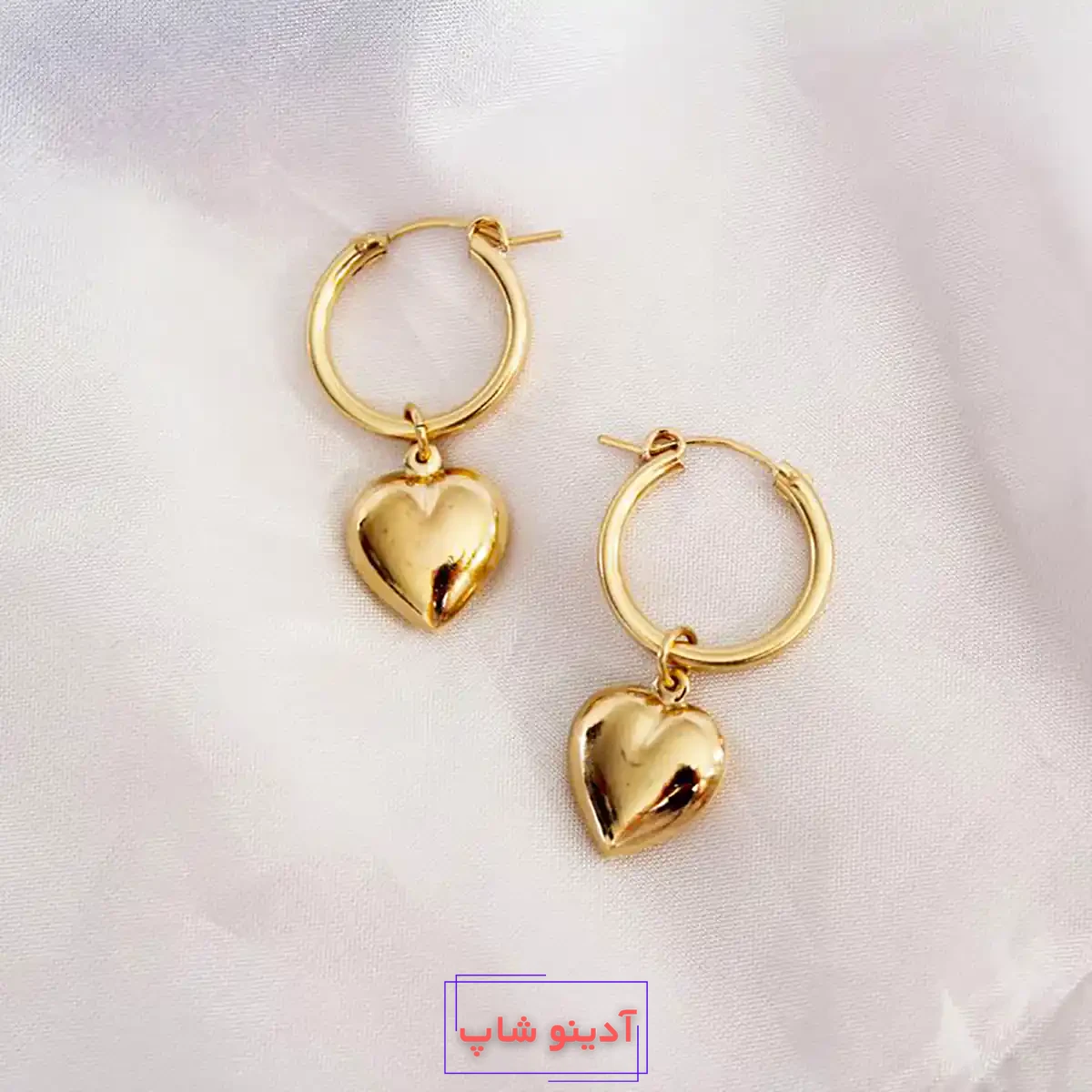 مدل گوشواره قلبی شیک