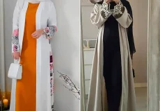 مدل مانتو عبایی با وقار و شیک