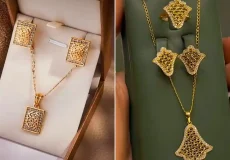 نیم ست طلا جذاب و لاکچری