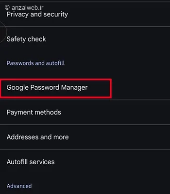 Google Password Manager و وارد کردن فایل پسوردهای گوگل