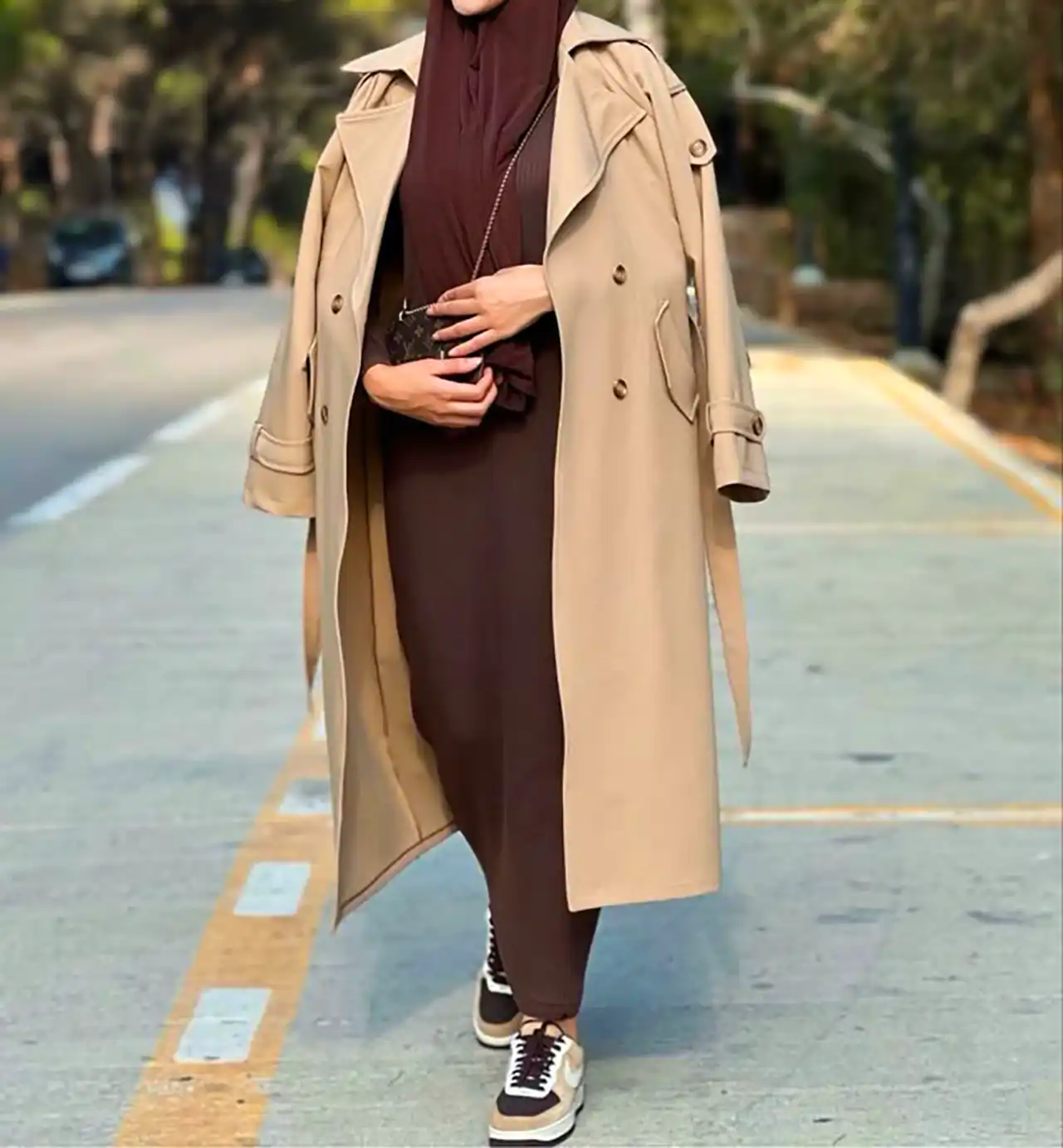 پالتو بلند پائیزی ترند