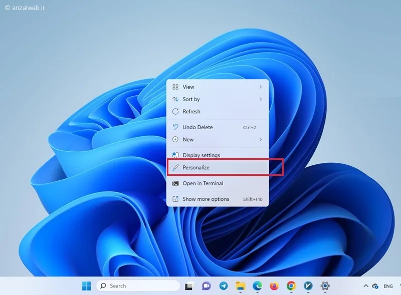 شخصی سازی تسکبار ویندوز 11