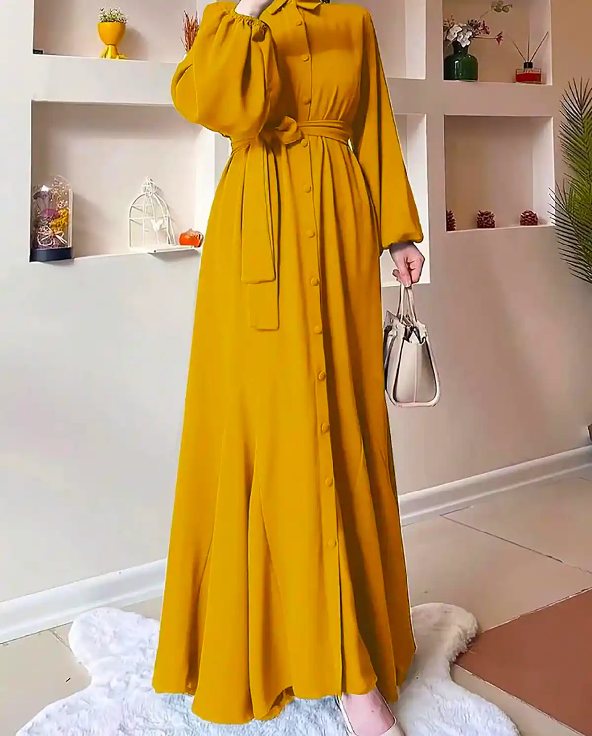 پیراهن بلند و راحت زنانه