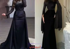 پیراهن مجلسی بلند مشکی