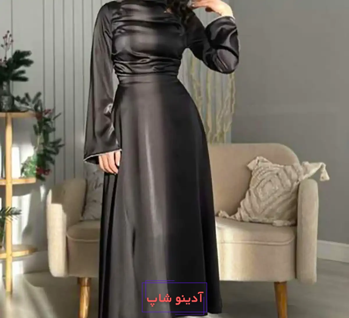 پیراهن مجلسی بلند مشکی