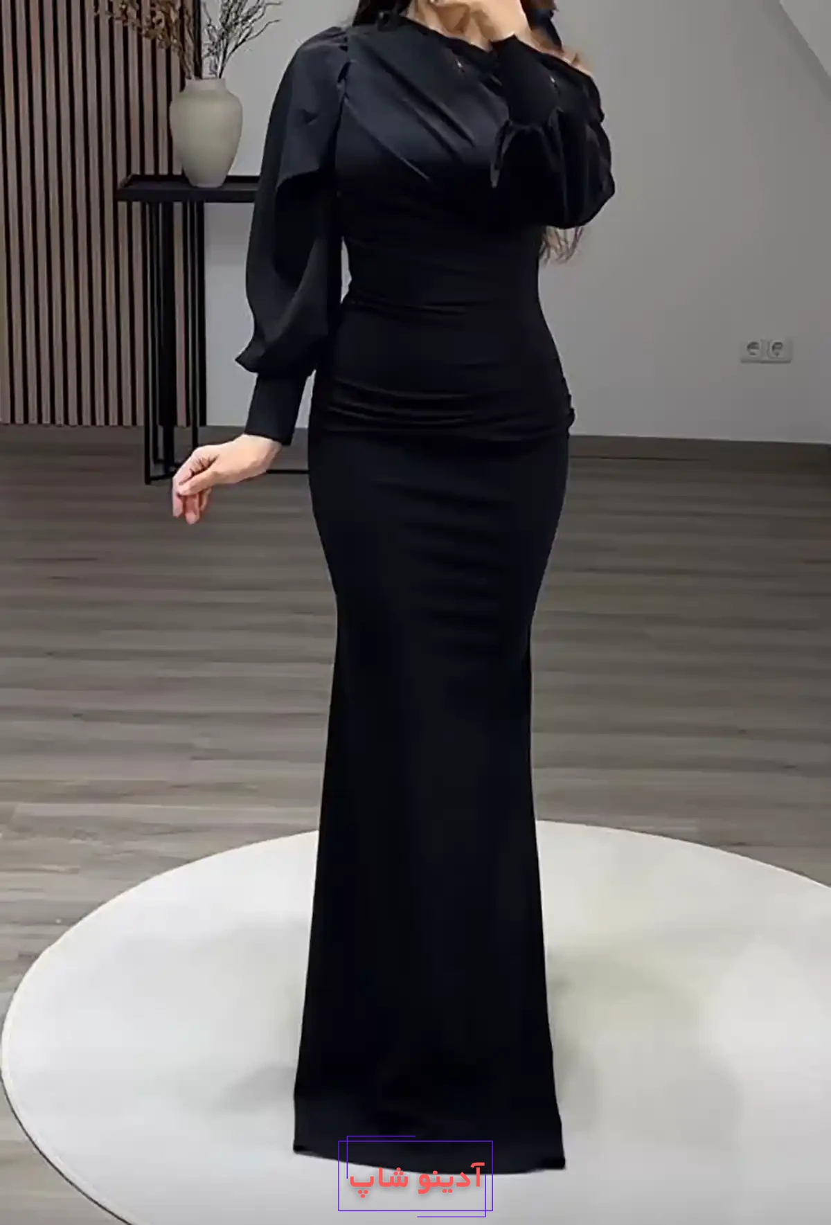 پیراهن مجلسی بلند مشکی